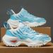 Euro Step 2025 New Summer Breathable Men's Sports Casual Internet Celebrity Height-Increasing Running Black Dad Trendy Shoes_vogvips.com