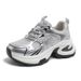 2025 Spring Thick-Soled Dad For Women New Mesh Breathable Fashion Silver Height-Increasing Casual Sneakers Trendy Shoes_vogvips.com
