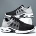 Men's Sports Spring New Sneakers Men's Fly Woven Air Cushion Lace Up Lightweight Running Shoes_vogvips.com
