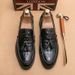 Men's Shoes In Plus Size, New Casual Fashionable Men's Business Leather Shoes, Trendy British Style Foot Covers, And_vogvips.com