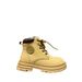 Children's Yellow 2025 Autumn Winter New Boys' British Style Leather Girls' Shoes Short Baby Martin Boots_vogvips.com