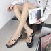 2025 Women's Summer Sandals Outdoor Toe Post Flip Flops Rhinestone Fashion Ins Slippers_vogvips.com