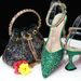Classic Silver Pointed Toe Fashion Shoes For Women Wine Glass Heel Colorful Diamond Bucket Bag Large Size 41 42 43_vogvips.com