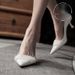 Elegant French-Inspired Pointed Toe High Heels With Pearl Accents – Women's Classic Court Shoes For Every Occasion_vogvips.com