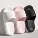 Women Candy Color Lightweight Slippers Soft Non Slip Beach Flip Flops Female Comfort Couples Indoor Slides Shower Shoes_vogvips.com