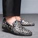 2025 New Plus Size Men's Fashion Sequin Slip-On Loafers Casual Versatile Shoes_vogvips.com
