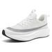 Teenagers Breathable Glow Mesh Shoes For Men Sports Sneakers Women Absorption Carbon Plate Trainer Running Shoes Free Shipping_vogvips.com