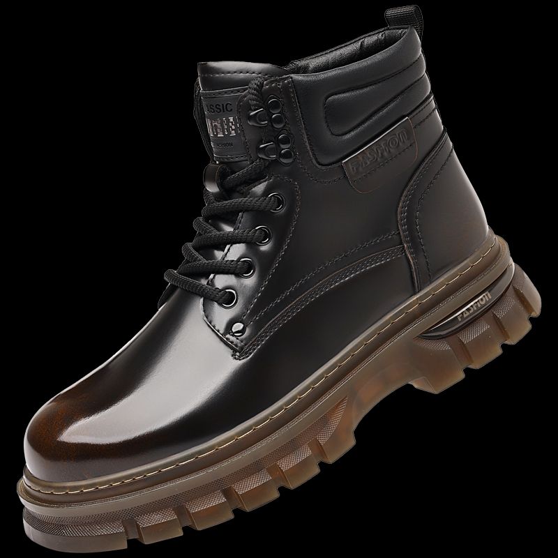 Outdoor Casual Thick Soled High Top Shoes Workwear Retro Martin Boots_vogvips.com
