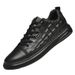 Embossed Crocodile Pattern Men's Shoes Men's White Board Shoes Men's Casual Leather Shoes_vogvips.com