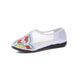 Net Flat Summer Candy Colored Embroidered Cloth Shoes, Organza Sandals, Soft Soled Women's Shoes_vogvips.com