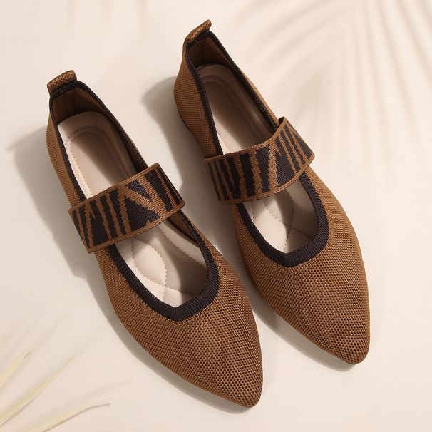 Breathable Slip-On Women's Loafers - Lightweight Knit Flat Shoes For Casual Comfort - Soft Sole Round Toe Sneakers (Black, Gray, Beige)_vogvips.com