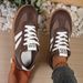 2026 New Designer For Patchwork Leather Sneakers Women Outdoor Casual Comfortable Ladies Shoe_vogvips.com