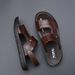 New Arrival Men's Summer Sandals Open-Toe Male Sandaly Outdoor Non-Slip Beach Casual Shoes Fashion Slippers Man Half_vogvips.com