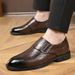 Business 2026 New Trendy Handmade Genuine Leather Casual Men's Pointed Toe Cowhide Shoes Direct From Manufacturer_vogvips.com