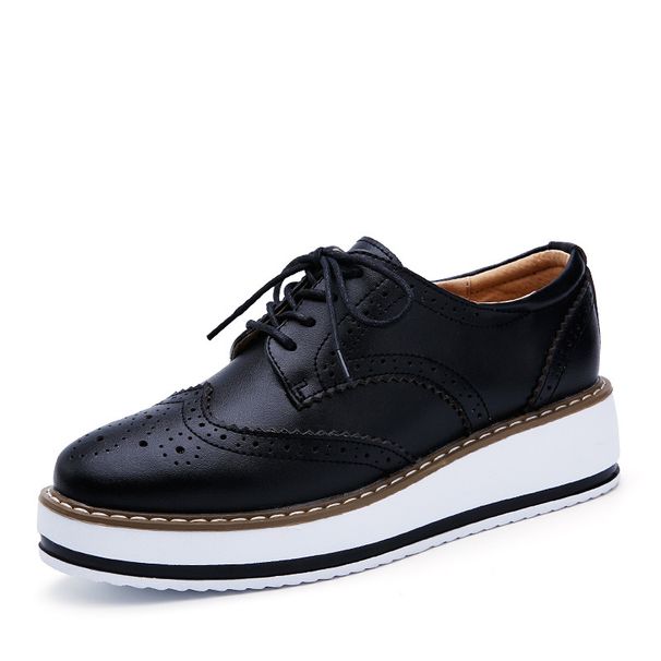 Women Men's Boots Patent Leather Office Shoes Footgear Round Toe Wingtip_vogvips.com