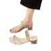 Fairy Wind Cool Slippers Female Outer Wear Leather Rhinestone Middle Heel One Word Drag Temperament High Heels_vogvips.com