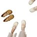 Single Shoe Summer 2025 New Korean Version Soft Soled Flat Bottom Versatile Shallow Mouth Work Shoes, Magic Women's_vogvips.com