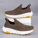 New Summer Wide-Fit Men's Breathable Mesh Walking Shoes, Lightweight Soft-Soled Slip-On Outdoor Casual Sports Shoes_vogvips.com