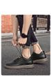 Hollow Invisible Heightening Board Shoes Cowhide Surace Breathable Shoes Lace-up Thick-soled Outdoor Sports Men's Shoes_vogvips.com