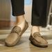 Men's Shoes Summer New Men's Loafers Slip On Lazy Simple Breathable Men's Casual Leather Shoes Soft Sole_vogvips.com
