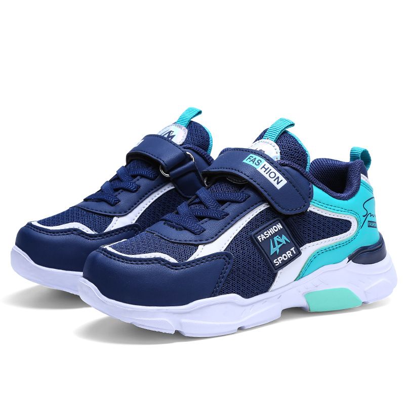 Children's Shoes Autumn And Winter Boys Color Matching Running Shoes Children's Sports Shoes_vogvips.com
