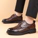 Men's Hollow-Out Oxford Dress Shoes Soft Sole Formal Wedding Casual Shoes_vogvips.com