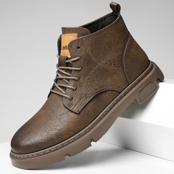 European Warm Series Men's Martin 2025 New Winter Plush Thickened Cotton Shoes Casual Trendy High-top Versatile Warm Boots_vogvips.com