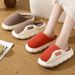 Winter New Cotton Women And Couples, Thick Sole, Warm, Fleece-Lined, Indoor Home Non-Slip, High-Value Furry Slippers For_vogvips.com