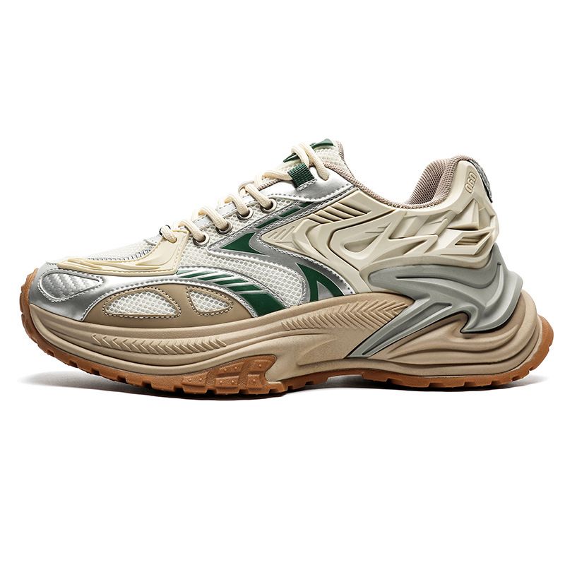 Men's Shoes New Thick Soled Height Enhancing Daddy Shoes Men's Mesh Sports Shoes Casual Mecha Men's Shoes_vogvips.com