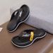 New Men Flip Flops Indoor Outdoor Beach Sandals Super Soft Bottom Slides Non-slip Thick Soled Women Slippers_vogvips.com