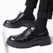 Men's Leather Breathable British Style Martin Boots Thick Sole Low Casual Shoes_vogvips.com