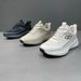 Dad Men 2025 Round Toe Thick Soled Lace Up Sports Running Casual Trendy And Versatile Mesh Travel Fly Woven Shoes_vogvips.com