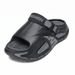 Men's Summer Water Sandals Thick Soled Outdoor Beach Driving Shoes Soft Feel One Strap Style_vogvips.com