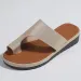 Comfy Thick Platform Women Leather Shoes Terlik Flat Sole Ladies Casual Soft Foot Correction Sandal Orthopedic Bunion_vogvips.com
