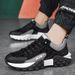 Plus Size Men's Casual Sneakers Non-Slip Running Shoes Comfortable Soft Soles Chunky Sneakers_vogvips.com