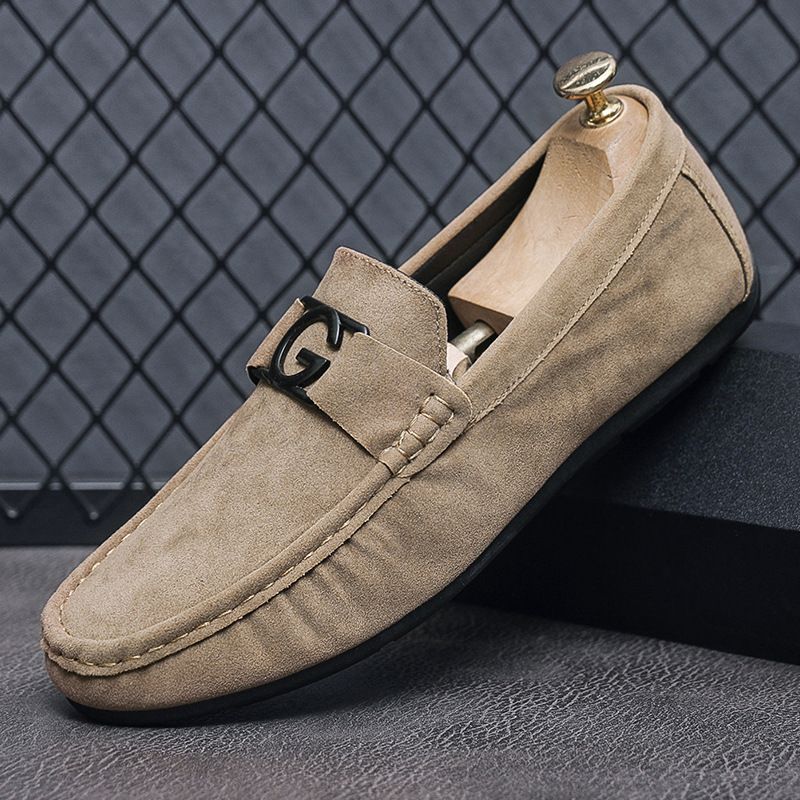 New slip-on soft-soled driving shoes Youth shoes men's casual loafers_vogvips.com