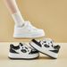 Little White Shoes Female Students Thick-soled Heightening Shoes Sports Board Shoes Casual Street Shoes_vogvips.com