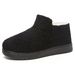 Cotton Shoes For Outdoor Wear, Furry Cross-Border Snow B, Thickened And Warm Winter Shoes, Home Women's Short_vogvips.com