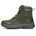 Outdoor High-top Boots Men Casual Combat Boots Men Soft Wear-resistant Anti-slip Lace-up Flat Comfortable Hiking Shoes Men_vogvips.com