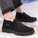 European Warm Series Old Beijing Cloth Shoes Large Size Winter Men's With Fleece Lining Thickened Non-Slip Wear-Resistant Middle-Aged Dad_vogvips.com