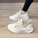 Flyknit Meh Port For Women In Pring, Ummer, Autumn , New Breathable And Veratile Caual Oft Ole Running_vogvips.com