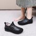 Women's 2025 Winter New Thickened Warm Cotton Shoes Soft Sole Non-Slip Fashion Patchwork Leather Snow Boots_vogvips.com