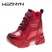 Casual Shoes Quality Chunky Platform Outdoor Sneakers Women Winter Warm Super High Heels Woman Height Increasing Boot_vogvips.com