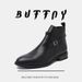 Spring Retro Tooling Boots Men's Short Boots Men's Belt Buckle Martin Boots_vogvips.com