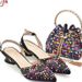 Elegant Rhinestone High Heel Sandals With Matching Gemstone Clutch Bag Set – Pointed Toe, Chunky Heel, Evening Party Shoes & Purse Combo_vogvips.com