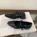 Cameido French Mary Jane Women's Square Toe Rhinestone Strap Mid Heel Dressy Flats_vogvips.com