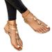 Pearl Sandals For Women In Summer 2025, Diamond Studded Shoes, Flat Heels, Fairy Style Soft Sole, Fashionable Women's_vogvips.com