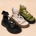 Women’s Shoes Summer New Platform Thick Soled Shoes Buckle Sandals High Grade Retro Pure Color Simple Beach Roman Shoes_vogvips.com