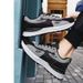 Men's Breathable Mesh Casual Sneakers With Thick Sole For Comfort And Style, Lightweight And Supportive For Daily Wear_vogvips.com