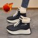 NEW Snow Boots For Women In Winter With Fleece 2025 New Style Thick-soled, Warm, High-top, Anti-slip, Soft-soled, Versatile Cotton Boots_vogvips.com